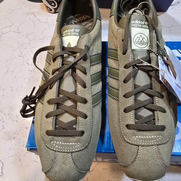 Adidas Moston Super SPZL Shoes In Cargo/Olive/Trace Olive (ID3515) -Men's US 13 - Picture 5 of 10